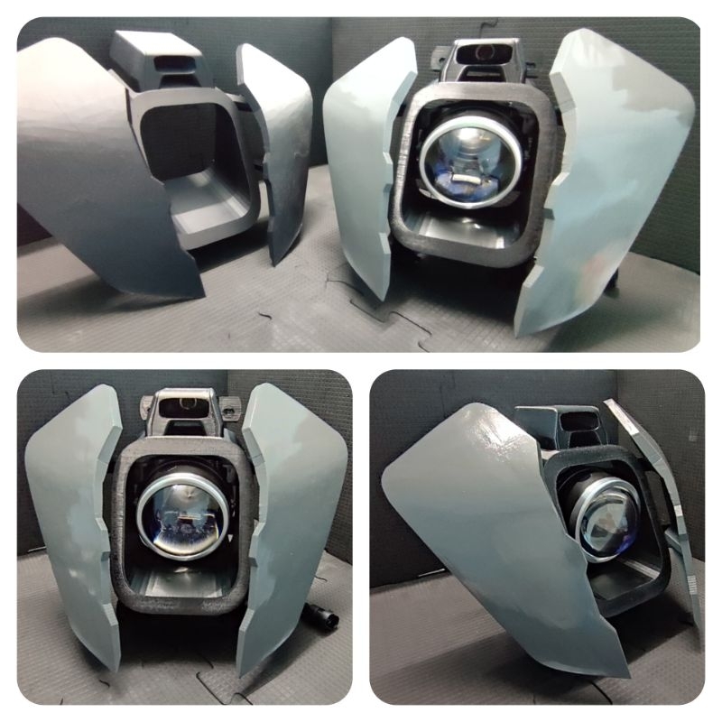 VOLONTE DS KTM Naked Bike Custom Headlight W LED Projector