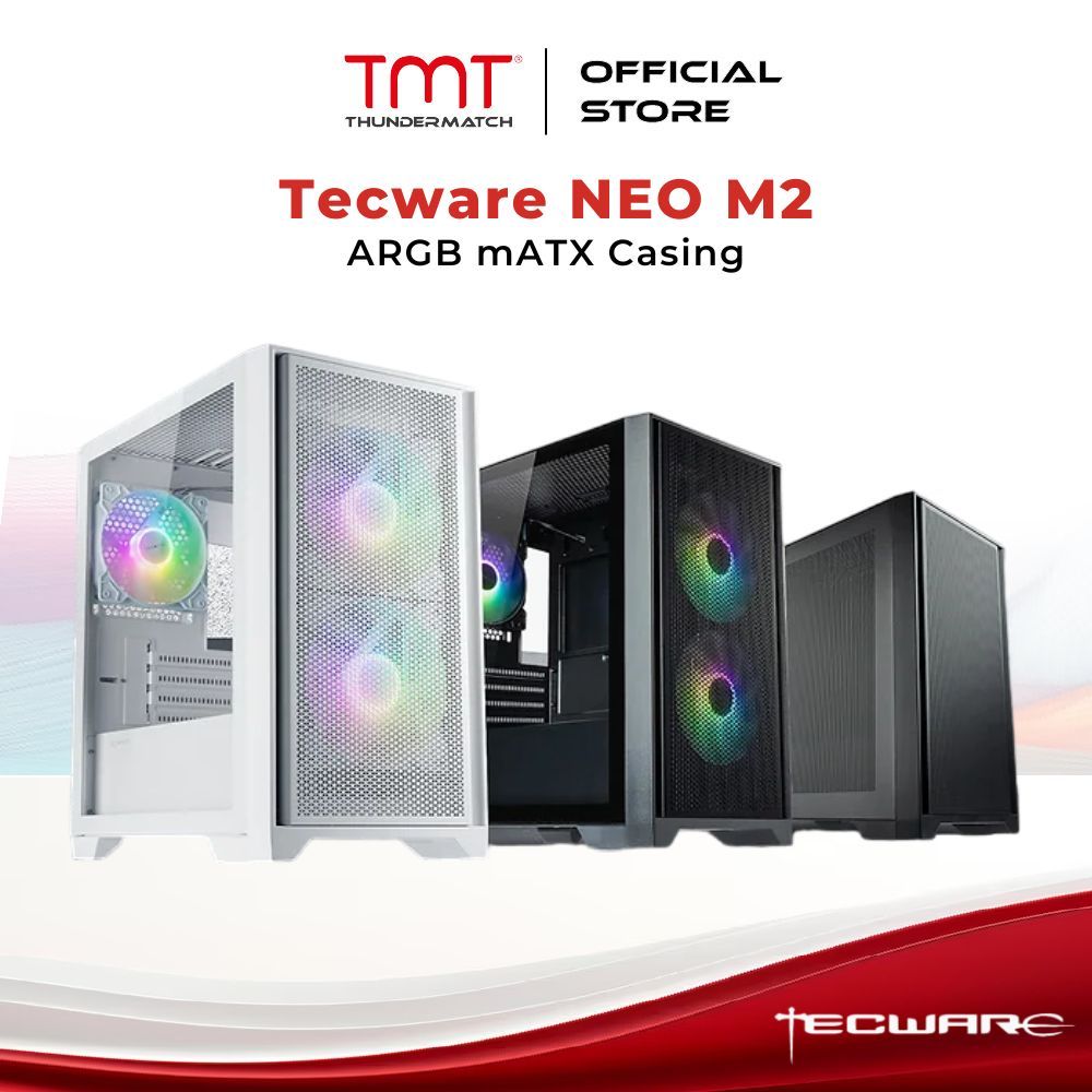 Tecware Neo M Tg Omni Steel Argb Matx Casing Shopee Malaysia