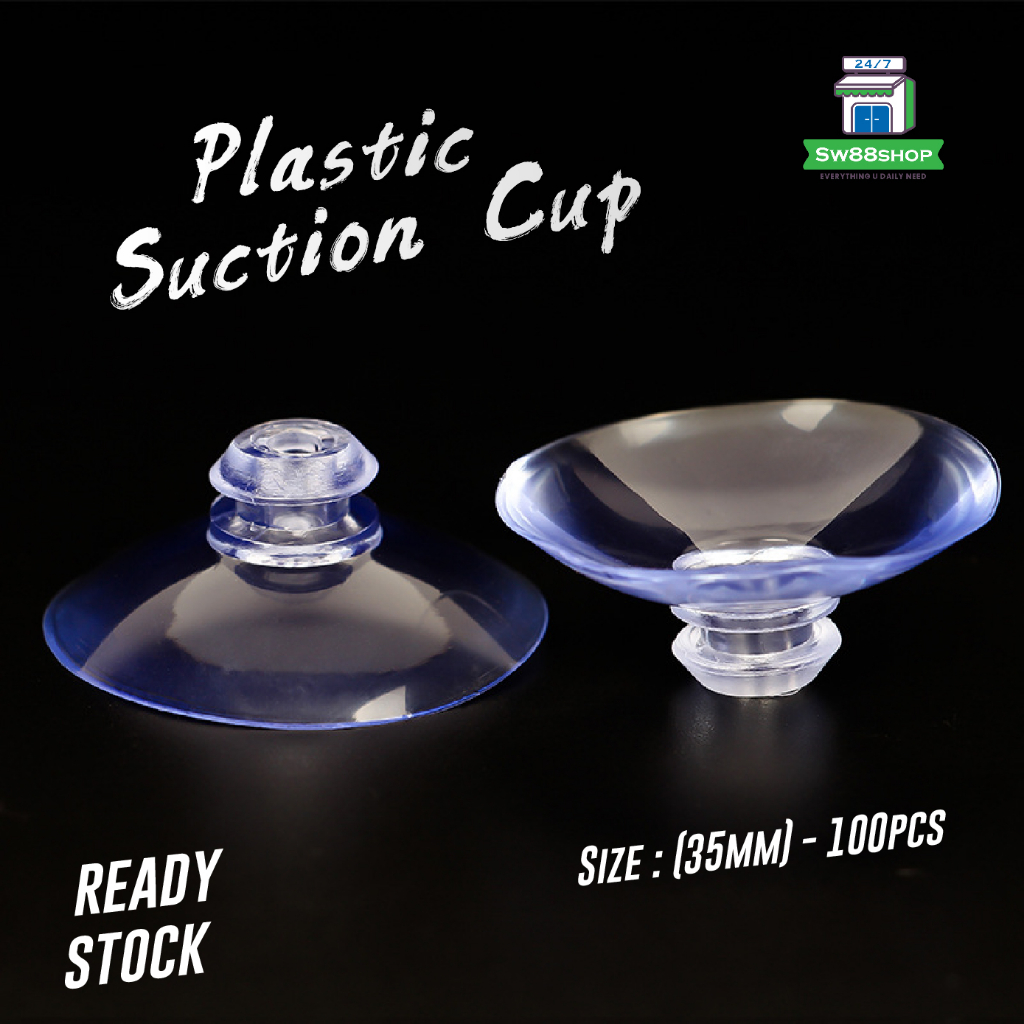 Pcs Clear Mm Large Suction Cup Plastic Sucker Pads