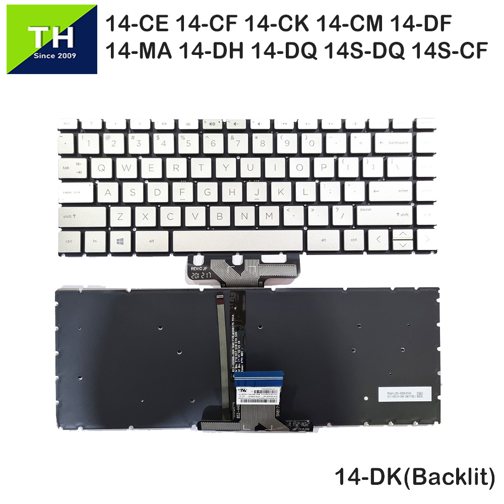 Hp Ce Cf Ck Cm Df Dk Dh Dq Ma Backlit Silver