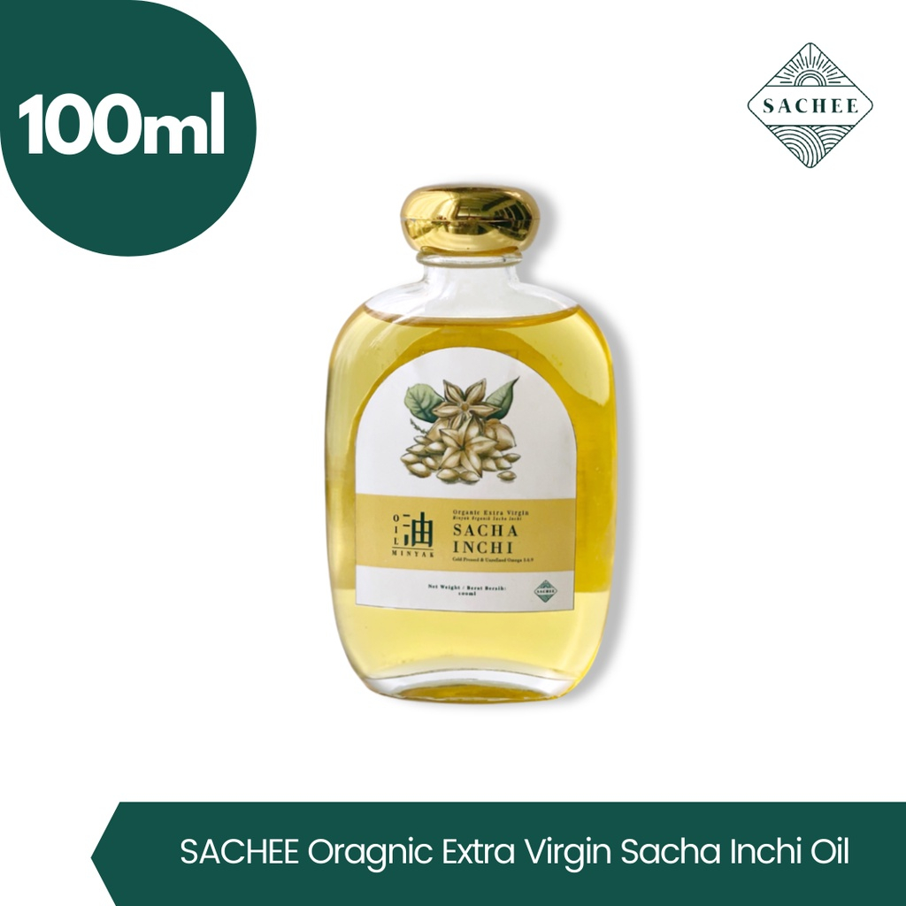 Sacha Inchi Oil Sachee Organic Extra Virgin 印加果油 Minyak Halal Cold