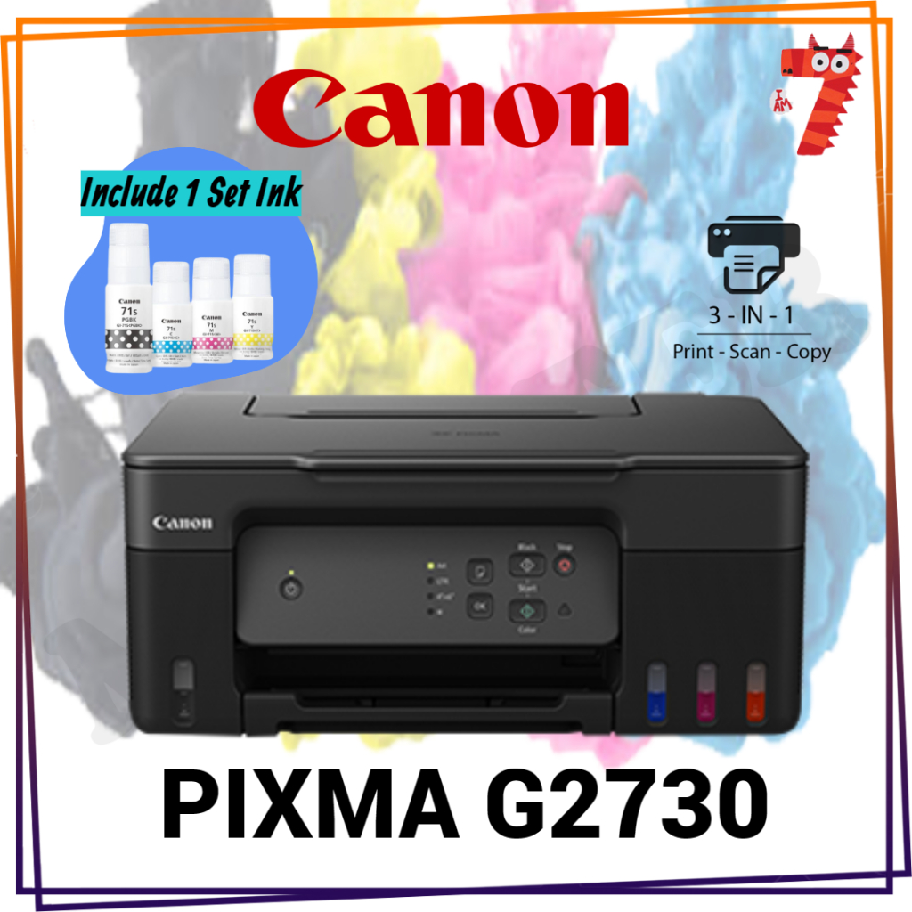 Canon G2730 Refillable Ink Tank Printer Print Scan Copy Similar G2020