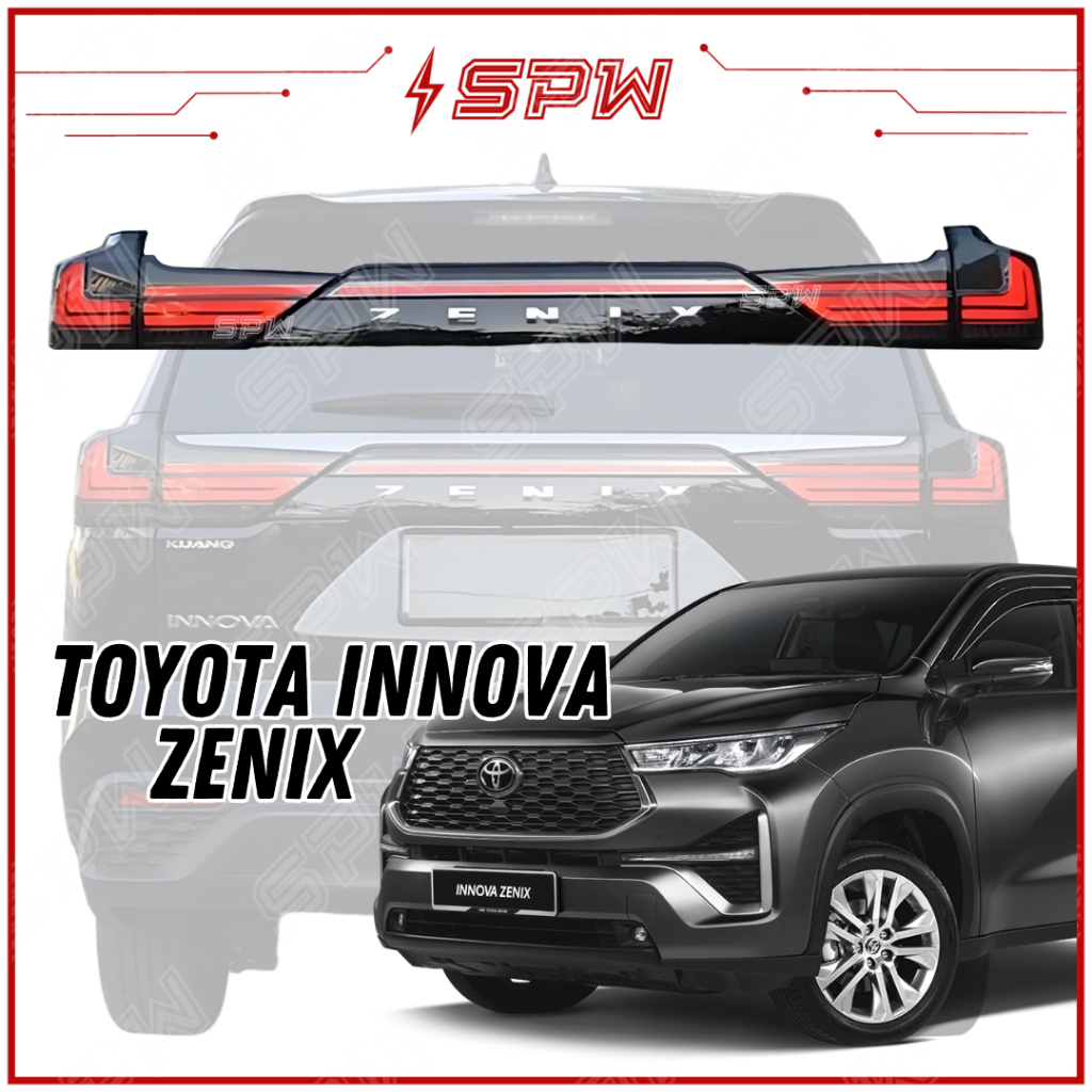 Toyota Innova Zenix 2023 LED DRL Trunk Tail Lamp Tail Light Set