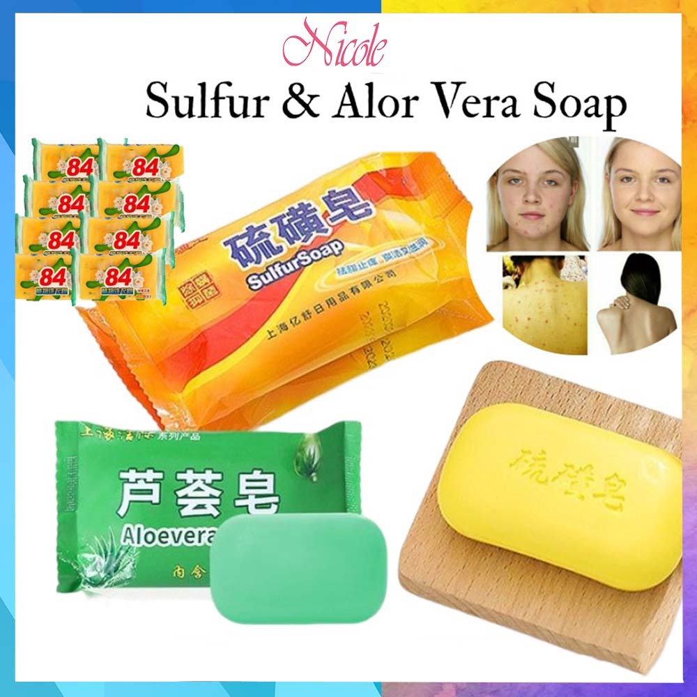 Read YStock Authentic Shanghai Sulfur Soap Fungus Bath Healthy Soap