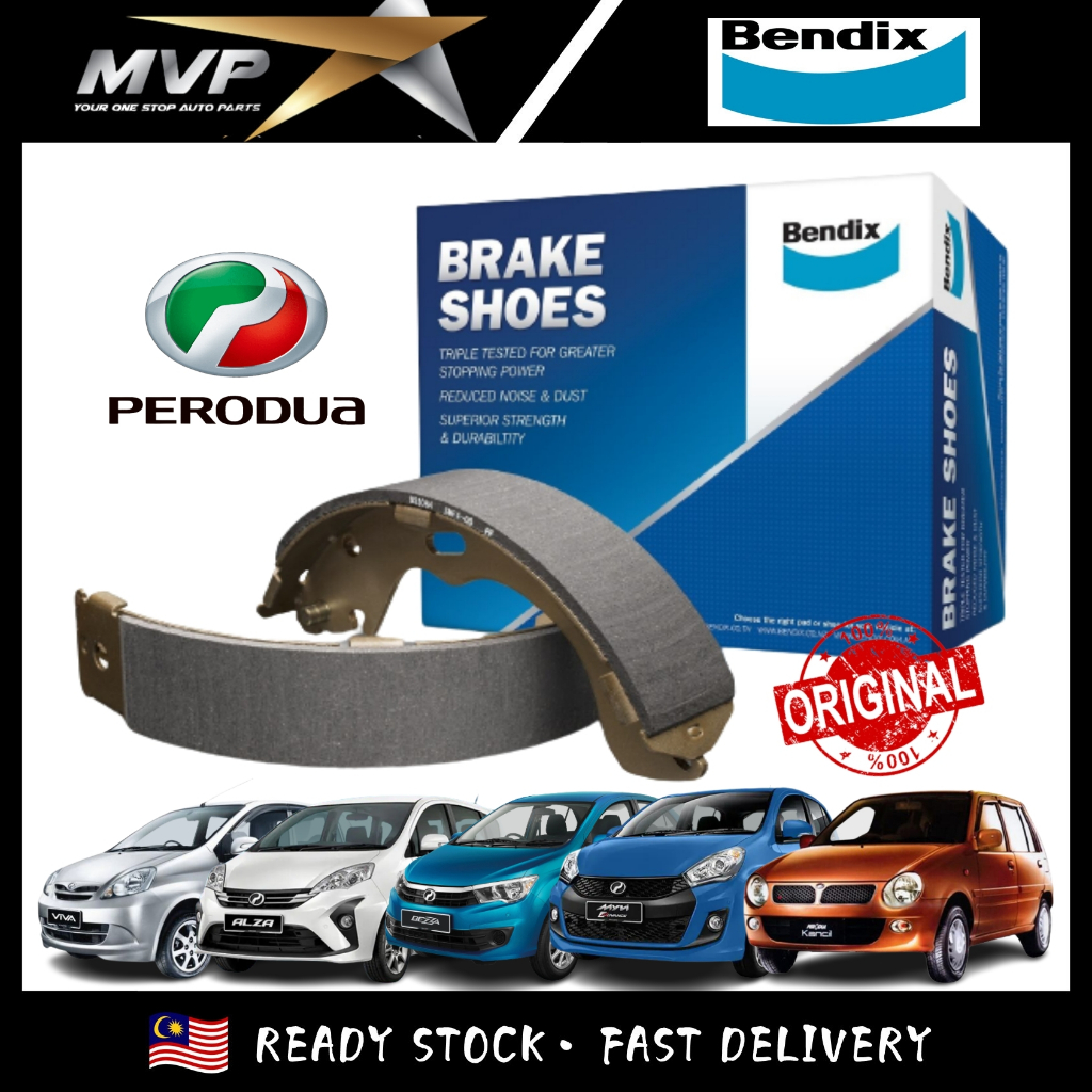 Original Bendix Brake Shoes Perodua Myvi Icon Lagi Best Axia Bezza