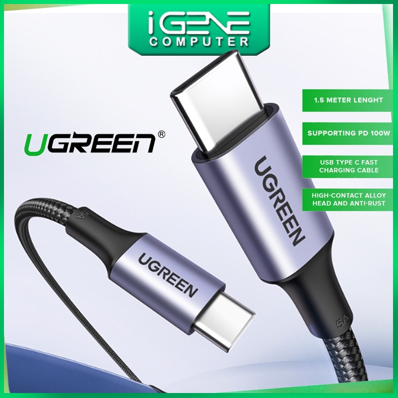 Ugreen Usb C To Usb C W M Alu Case With Braid Shopee Malaysia