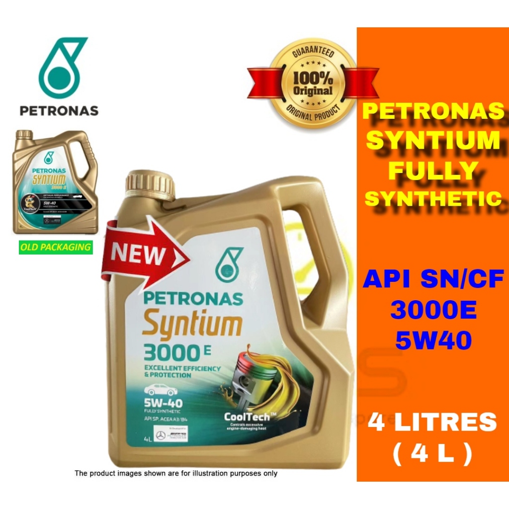 Original Petronas Syntium W Fully Synthetic Api Sn Cf E