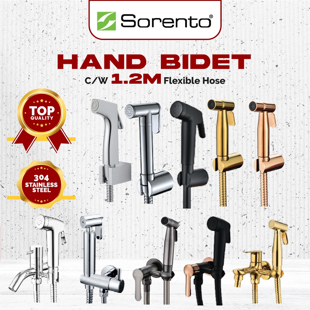 Sorento Bathroom Hand Bidet Set Two Way Tap C W Hand Bidet M