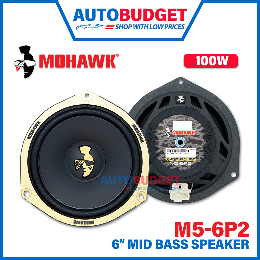 Mohawk M Series M P Plug Play Speaker Front Rear Inch Oem Bass