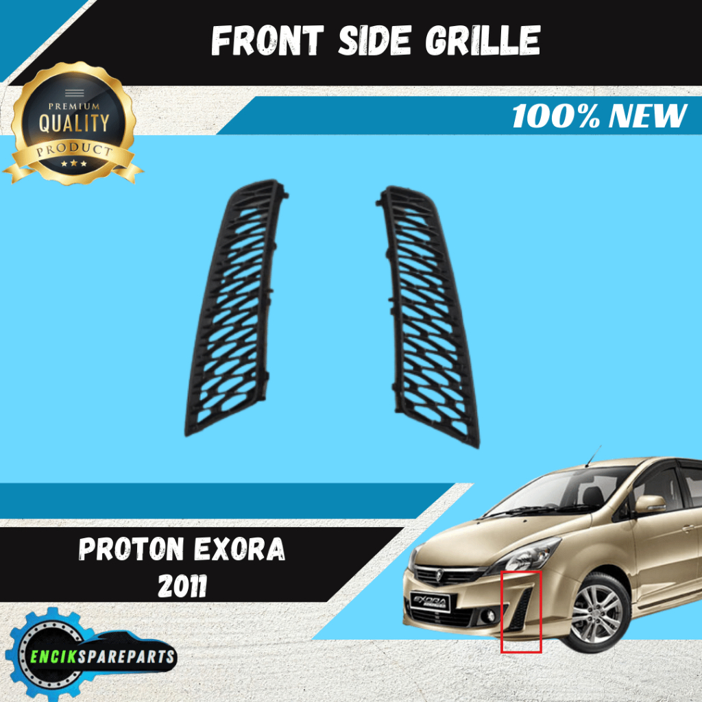 Proton Exora Bold Front Bumper Side Grille Cover Original 2011