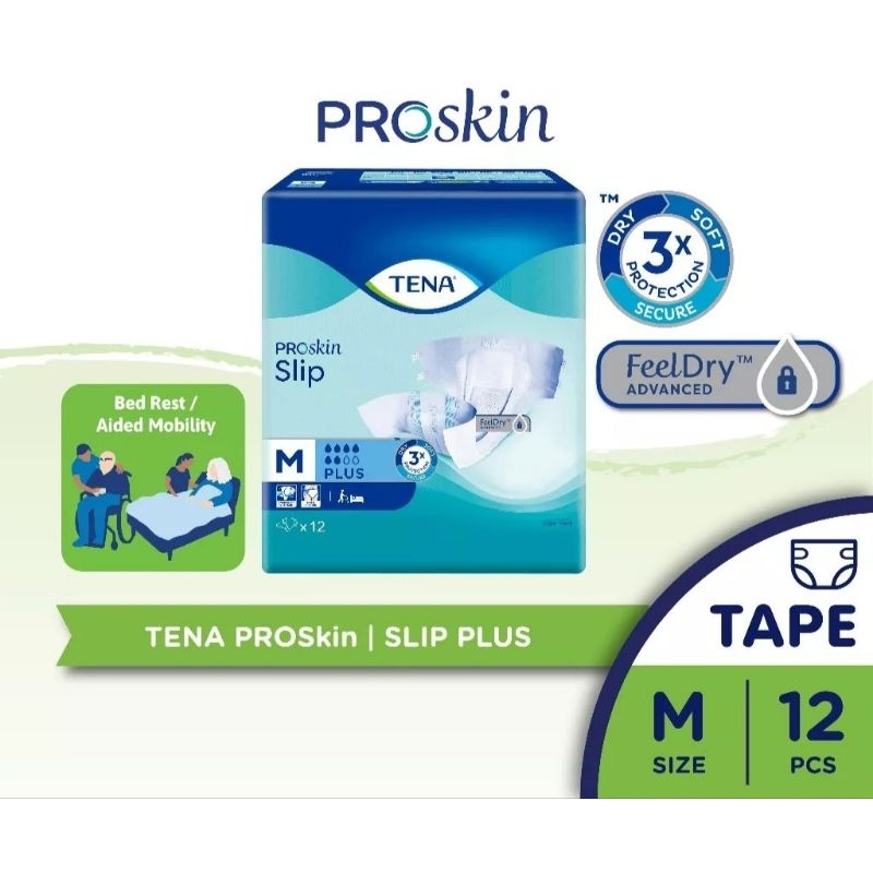 Tena Proskin Slip Plus M Adult Diapers Ready Stock Fast Delivery