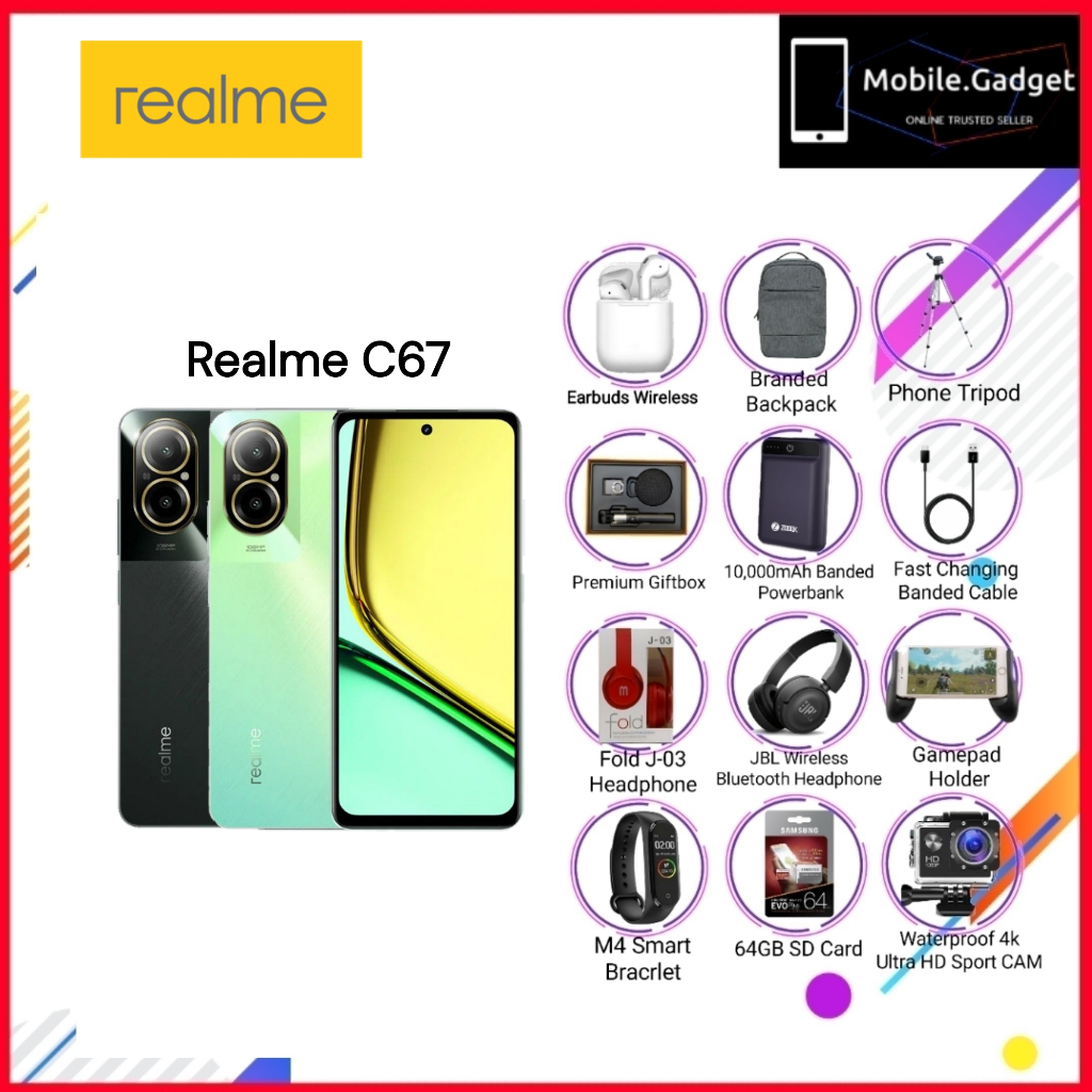 Realme C67 8GB RAM 256GB ROM 8GB RAM 128GB ROM Shopee Malaysia