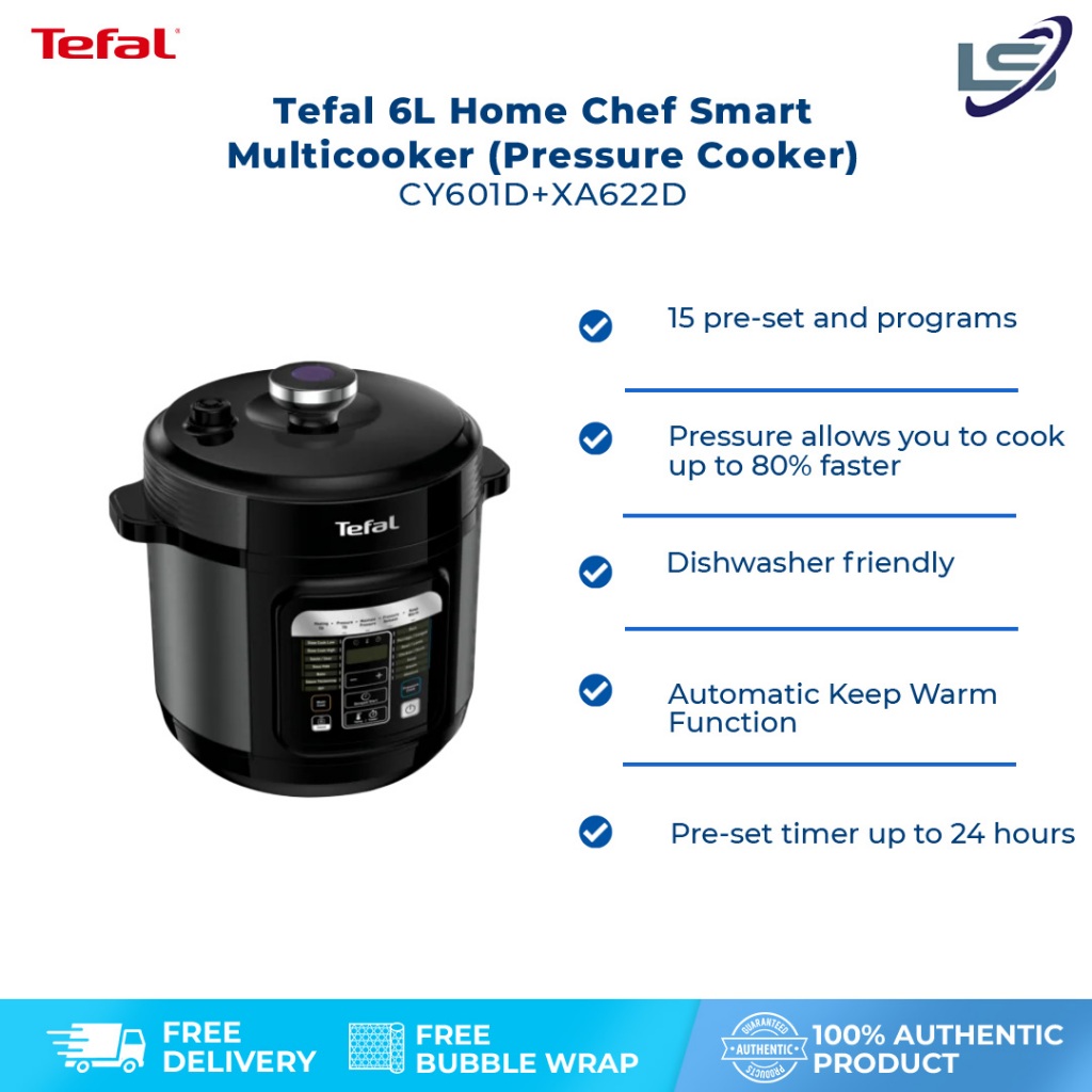 Tefal L Home Chef Smart Multicooker Pressure Cooker Cy D Xa D