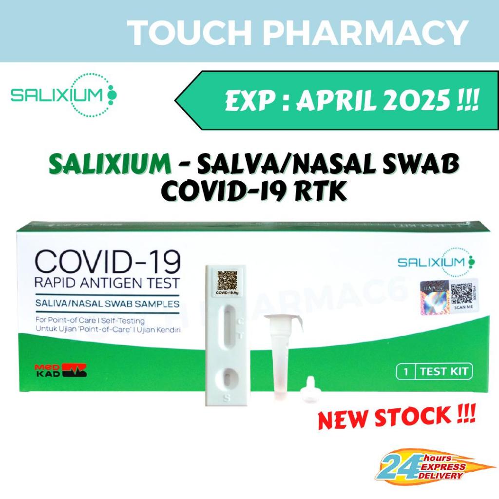 Ready Stock EXP 4 2025 SALIXIUM Covid 19 Saliva Antigen Test