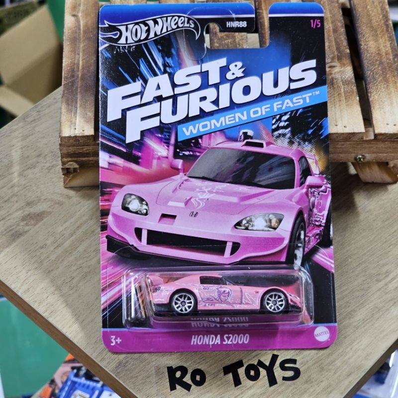 HOT WHEELS FAST AND FURIOUS HONDA S2000 SUKI PINK WOMAN OF FAST