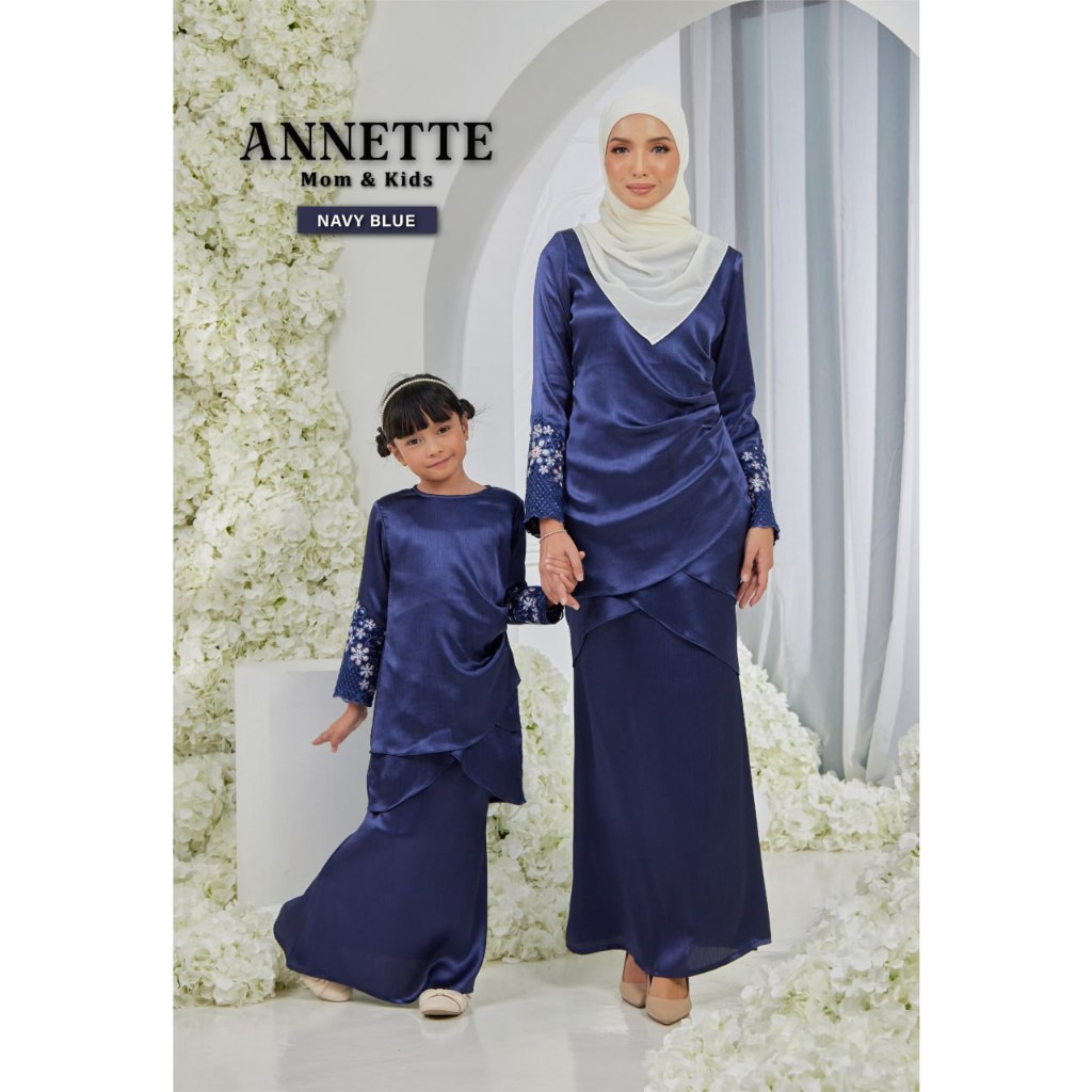 BAJU RAYA 2024ANNETTE BY ADEL PLUS SIZE KURUNG MODEN SEDONDON IBU