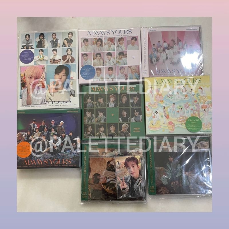 READY STOCK SEVENTEEN Japan Best Album EP Always Yours Sealed