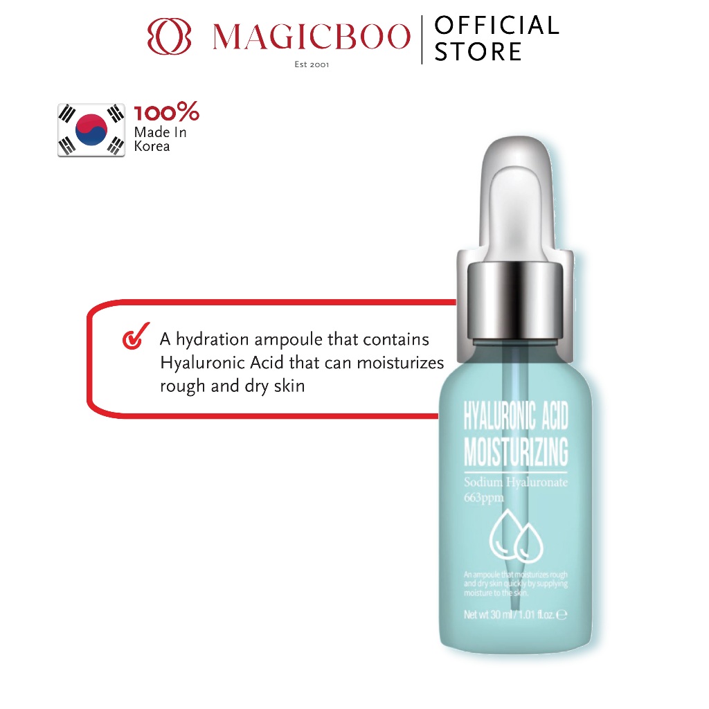 Magicboo Esfolio Hyaluronic Acid Moisturizing Ampoule Ml Shopee