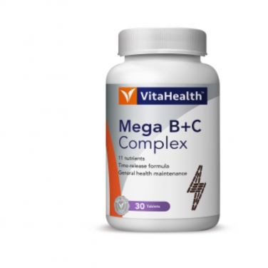 Vitahealth Mega B C Complex Tabs Shopee Malaysia