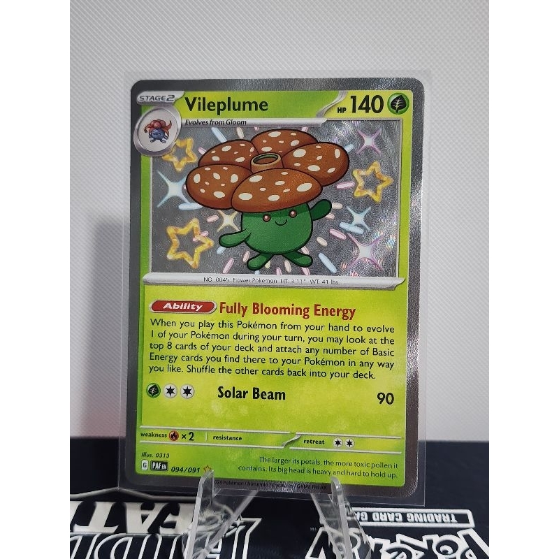 Vileplume Card Rare Holo Shopee Malaysia