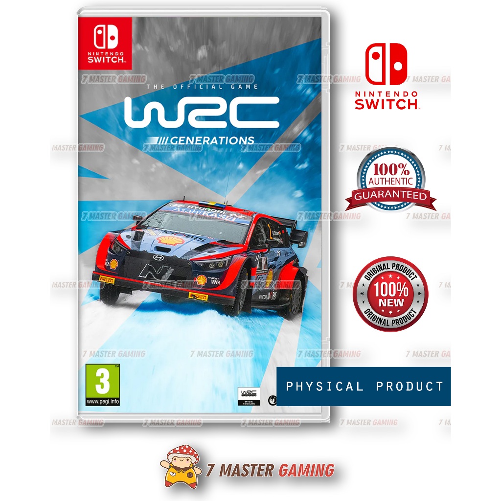 WRC GENERATIONS The Official Game Nintendo Switch OLED V2 LITE