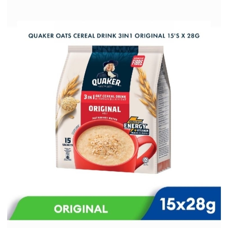 Quaker Oat Cereal Drink In Original X G Expired Jan Shopee