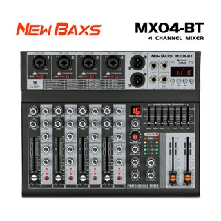 NEW BAXS 4 Channels Audio Mixer 31 X 8 X 31 MX04BT Shopee Malaysia