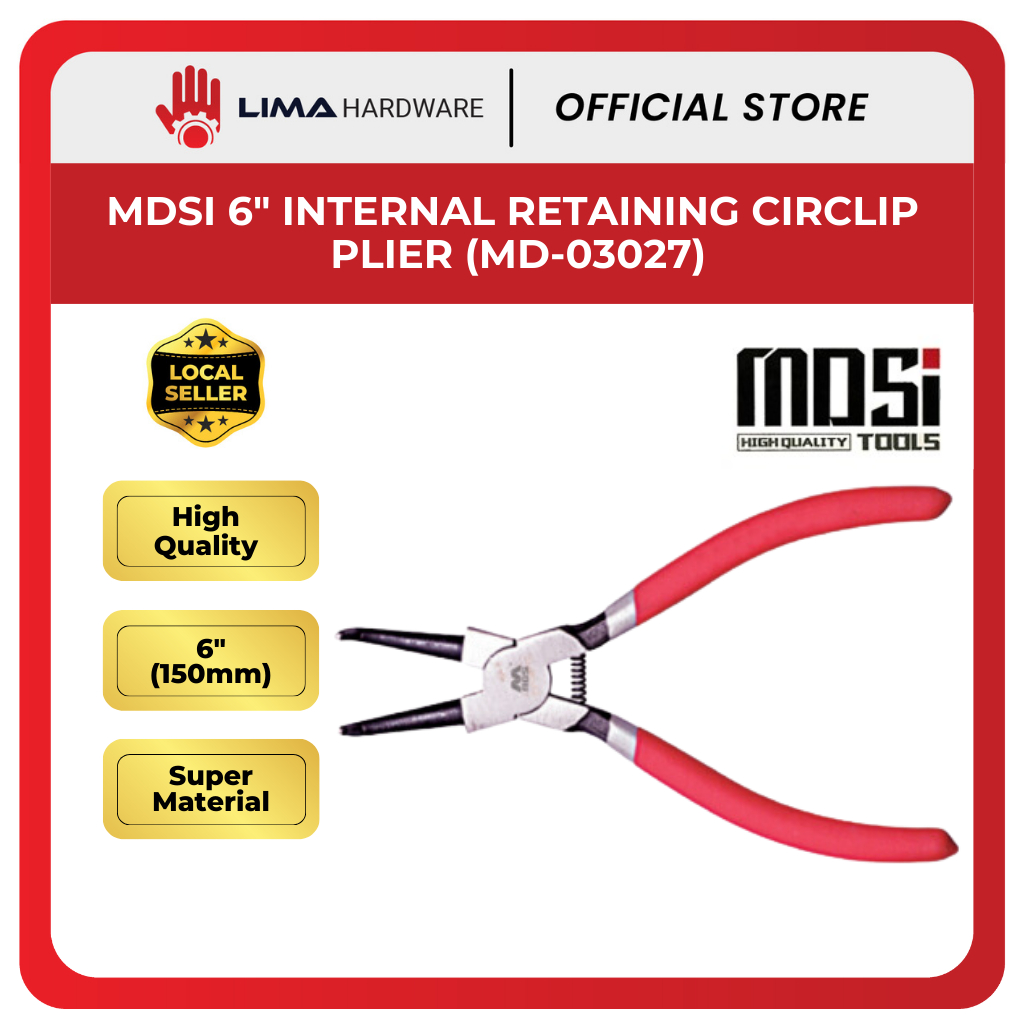 MDSI 6 INTERNAL RETAINING CIRCLIP PLIER 03027 Shopee Malaysia