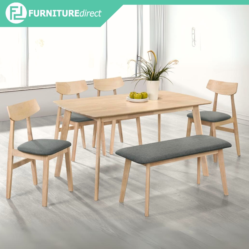 Furniture Direct HINO meja makan 6 kerusi dining table set 桌子 set meja