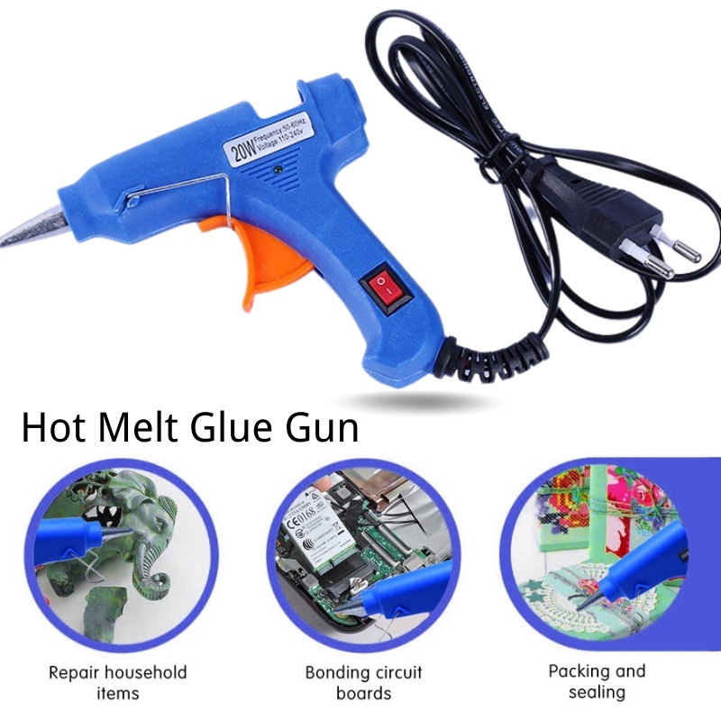 Glue Gun Pistol Gam 20W Electric Hot Melt Glue Gun Adhesive Electric