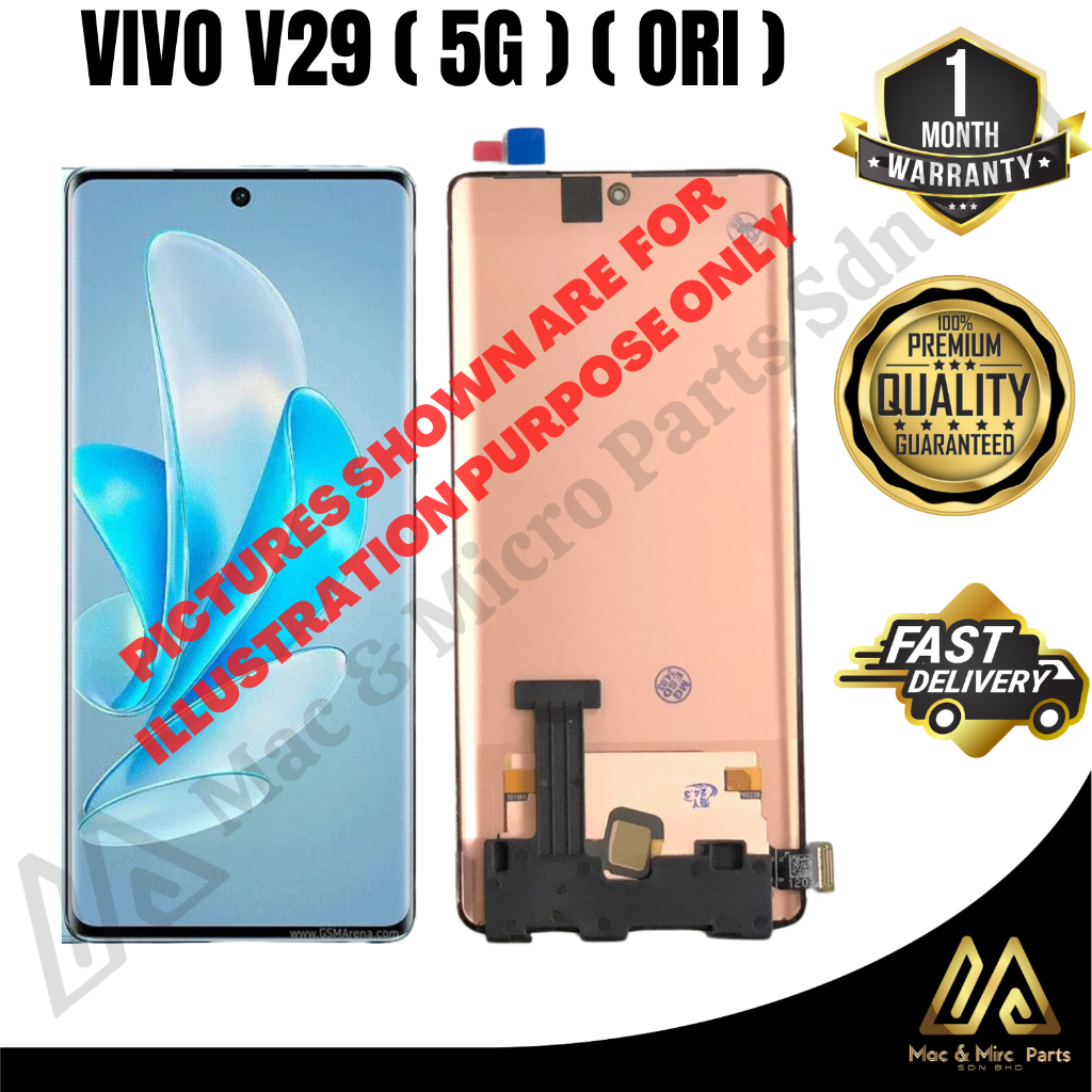 VIVO V29 5G Fullset LCD ORIGINAL Quality Touch Screen Digitizer