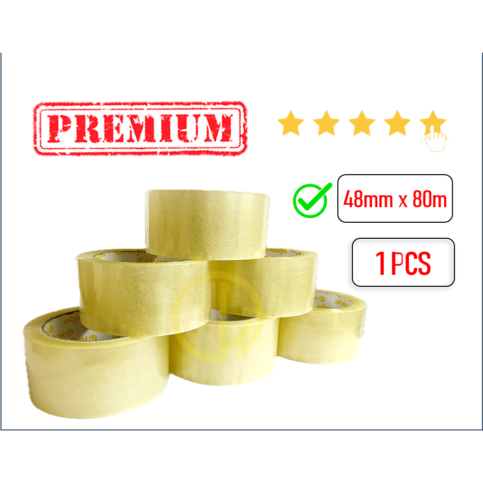 Opp Tape 48mm x 80meter Cellophane 胶纸 Cellotape Salotape Transparent