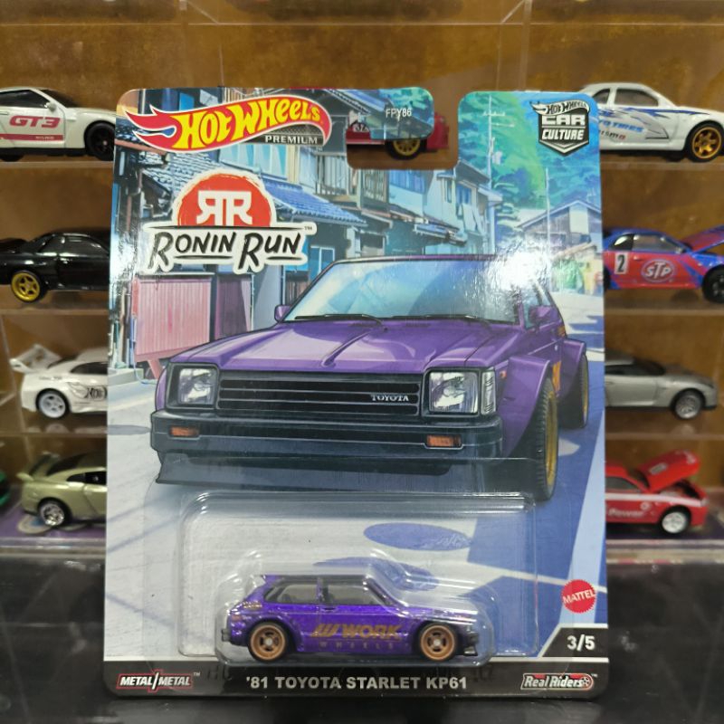 Hot Wheels Premium Car Culture Toyota Starlet Shopee Malaysia