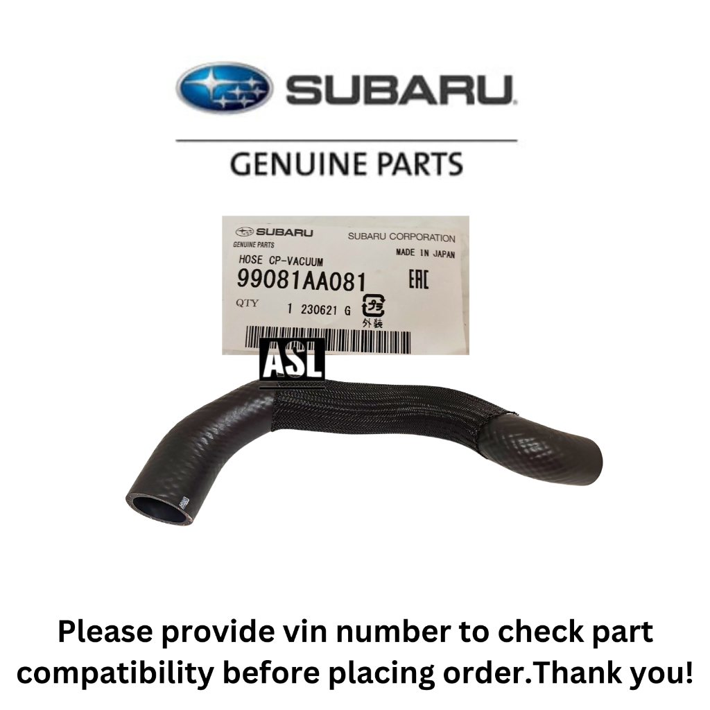 Genuine Subaru Vacuum Hose Aa Impreza Wrx Sti Grb Grf Gvb Gvf