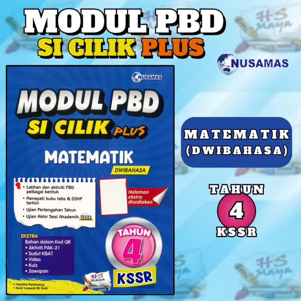 Buku Latihan Modul Pbd Si Cilik Plus Uasa Matematik Dwibahasa Tahun