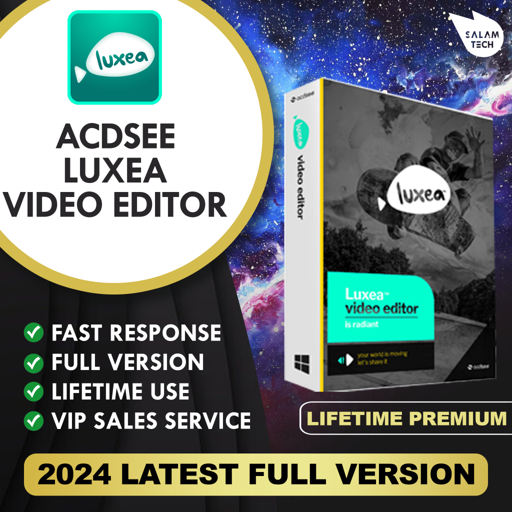 ACDSee Luxea Pro Video Editor 2024 V7 1 4 LIFETIME PREMIUM LATEST