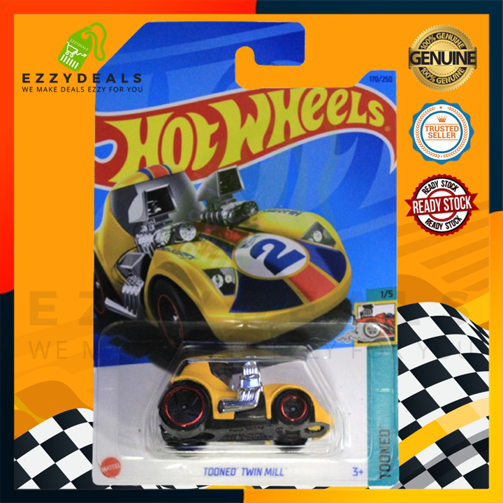Original Hot Wheels Tooned Twin Mill 2023 HKJ84 HotWheels