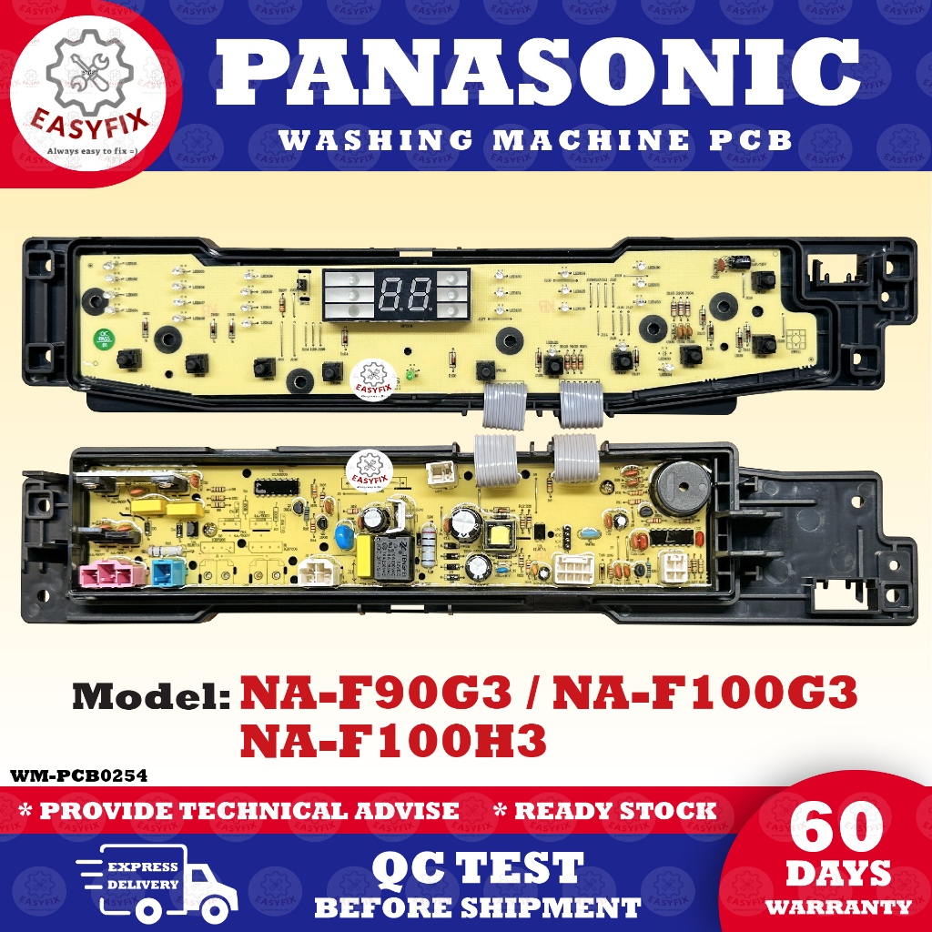 NA F90G3 NA F100G3 NA F100H3 PANASONIC WASHING MACHINE PCB BOARD