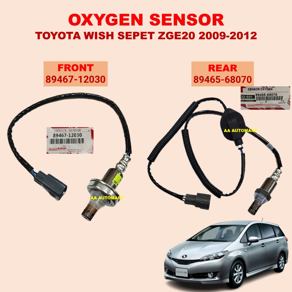 Original Toyota Wish Sepet Zge Cc Oxygen Sensor Air