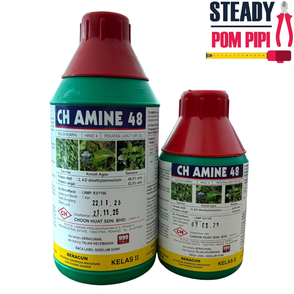 500ML 1L CH AMINE 48 2 4 D DIMETHYLAMINE 48 KELADI AGAS AKAR