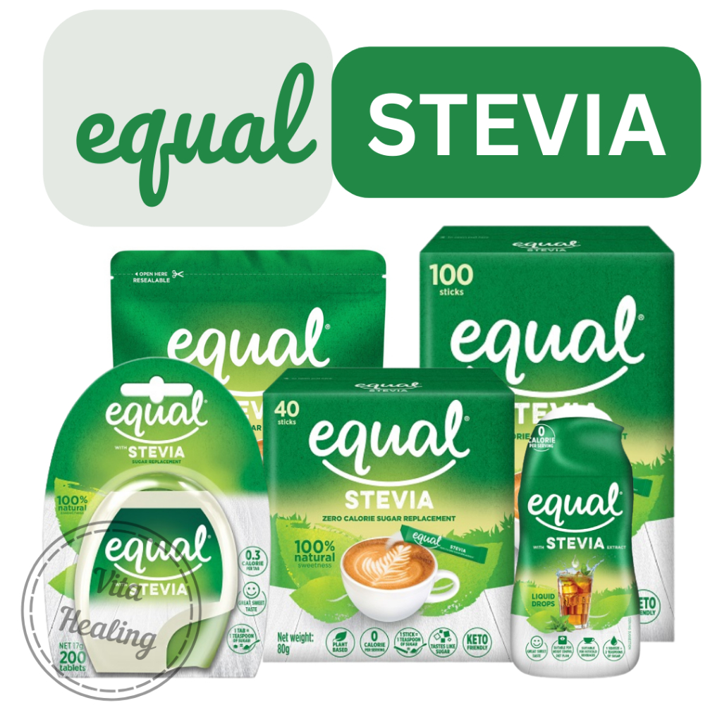 Equal Stevia No Calorie Sweetener Sachet Drops Tablet Shopee Malaysia