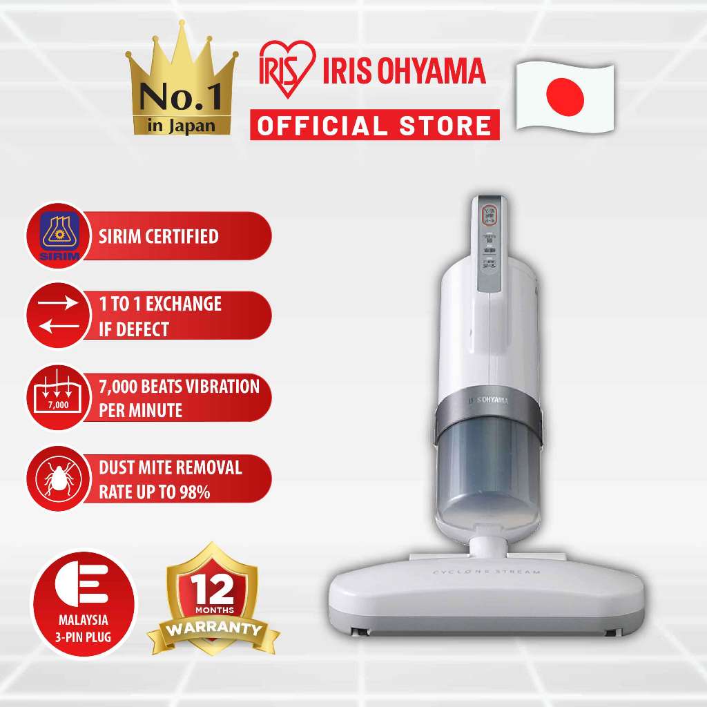 Iris Ohyama Dust Mite Vacuum Cleaner Bedsheet Handheld Vibration