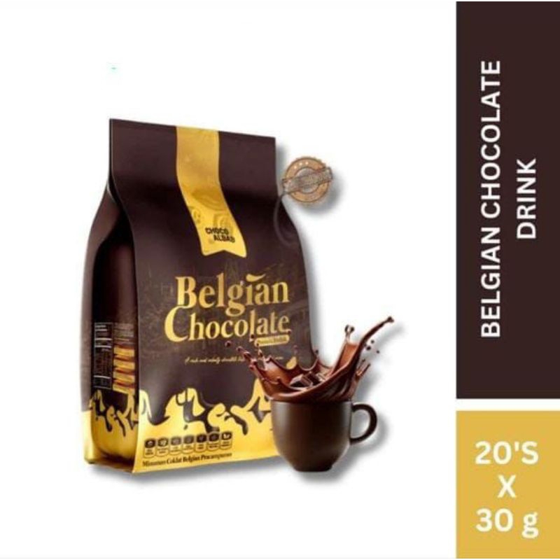 Choco Albab Belgian Chocolate Drinks Packs Shopee Malaysia