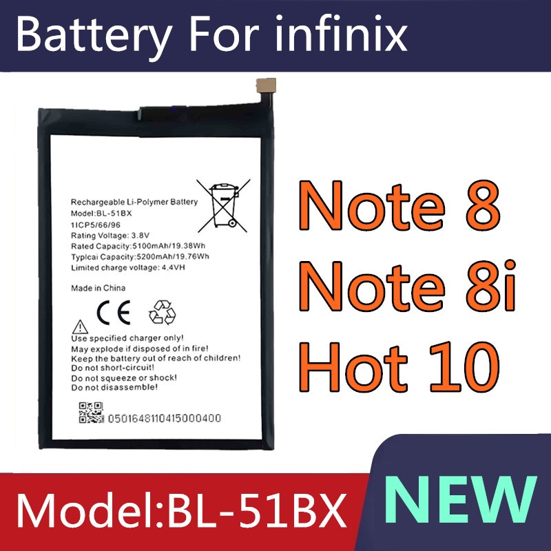 Battery For Infinix Note X Note I X Hot X X B