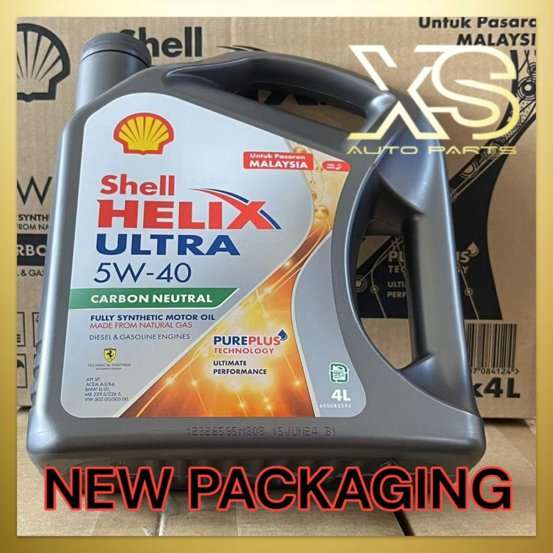 Original Shell Helix Ultra W Fully Synthetic Engine Oil