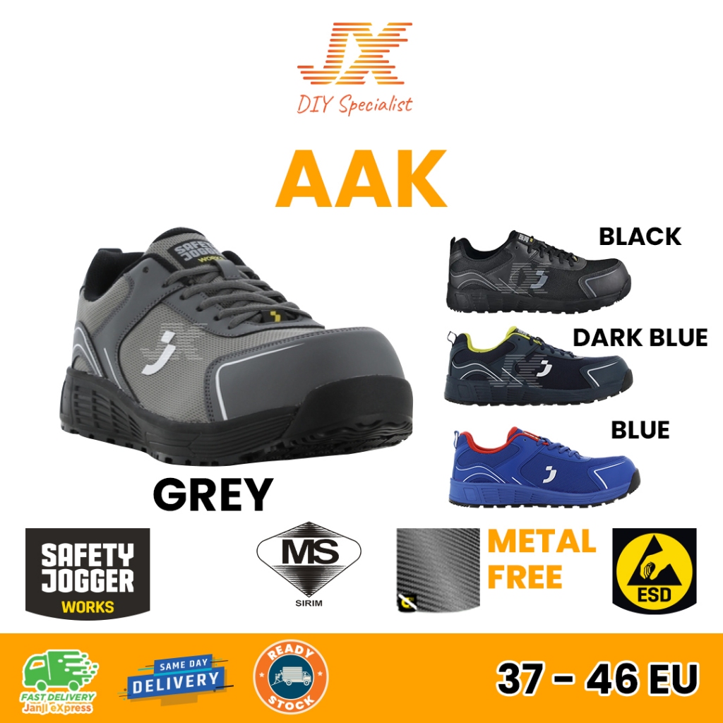 SAFETY JOGGER AAK S1P Low ESD Safety Shoes Composite Toecap Lightweight