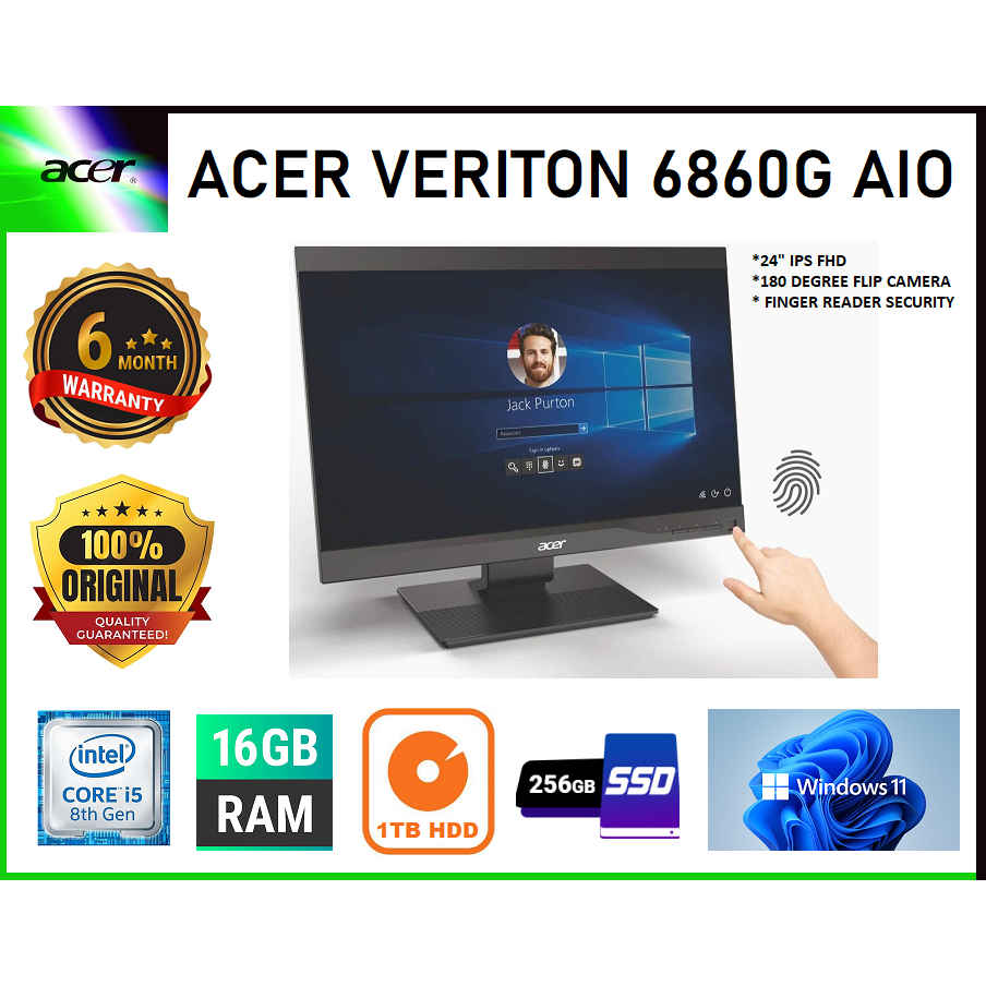 ACER VERITON Z6860G ALL IN ONE PC Shopee Malaysia