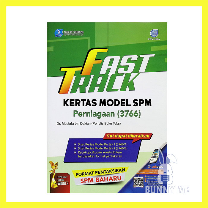 BUNNY 2023 BUKU LATIHAN FAST TRACK KERTAS MODEL SPM PAN ASIA