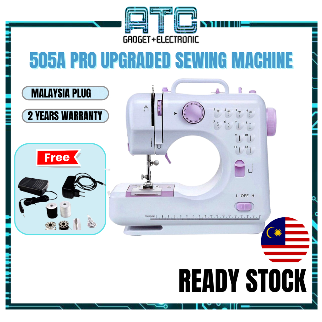 ATC Sewing Machine FHSM 505A Pro Upgraded 12 Sewing Portable Mini