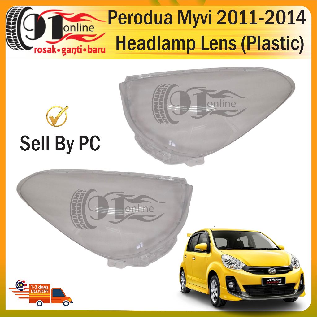 Perodua Myvi Lagi Best 2011 2014 Headlamp Lens Cover Head Lamp Cover